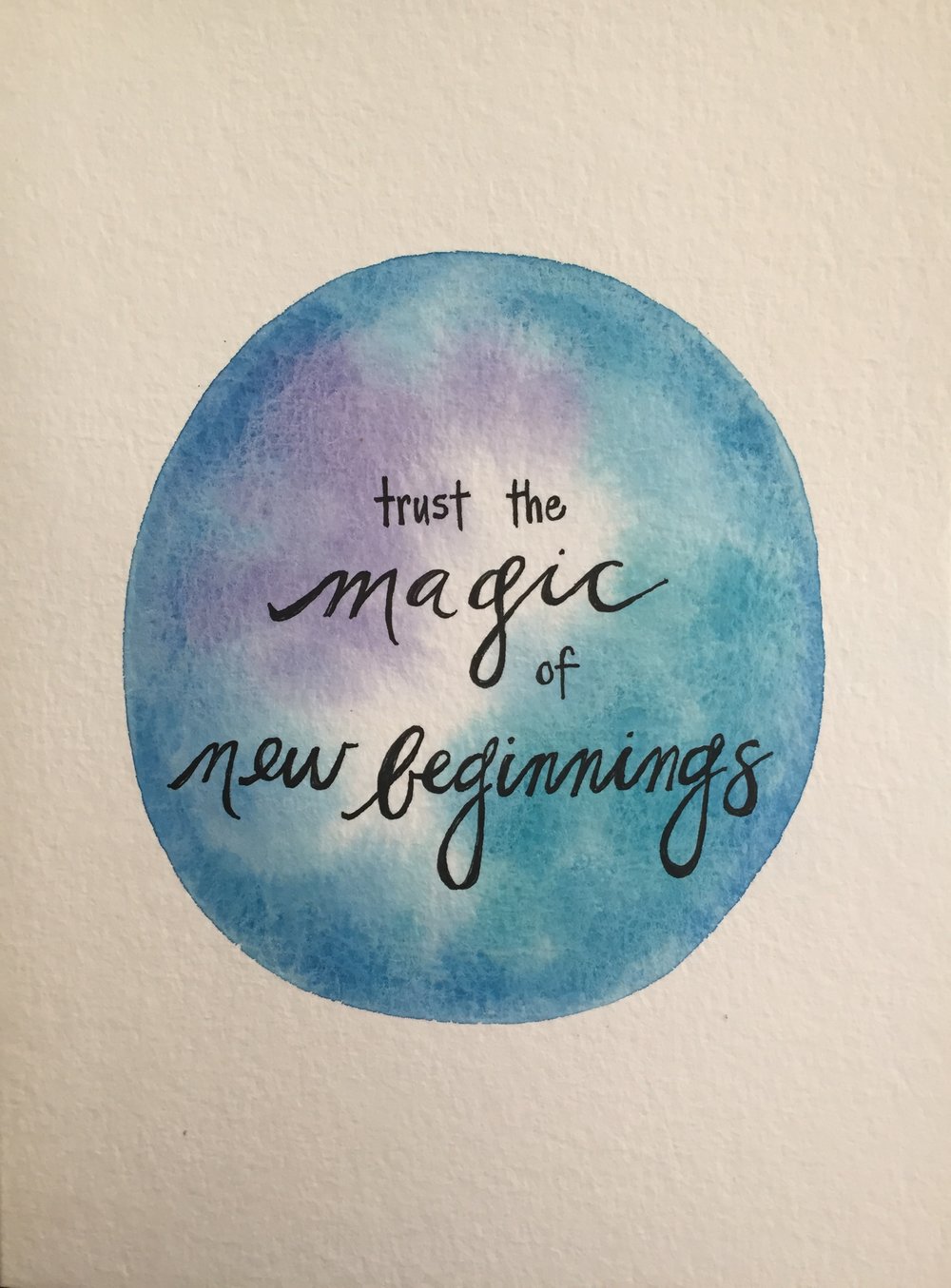 New Beginnings. — Julianne Kanzaki