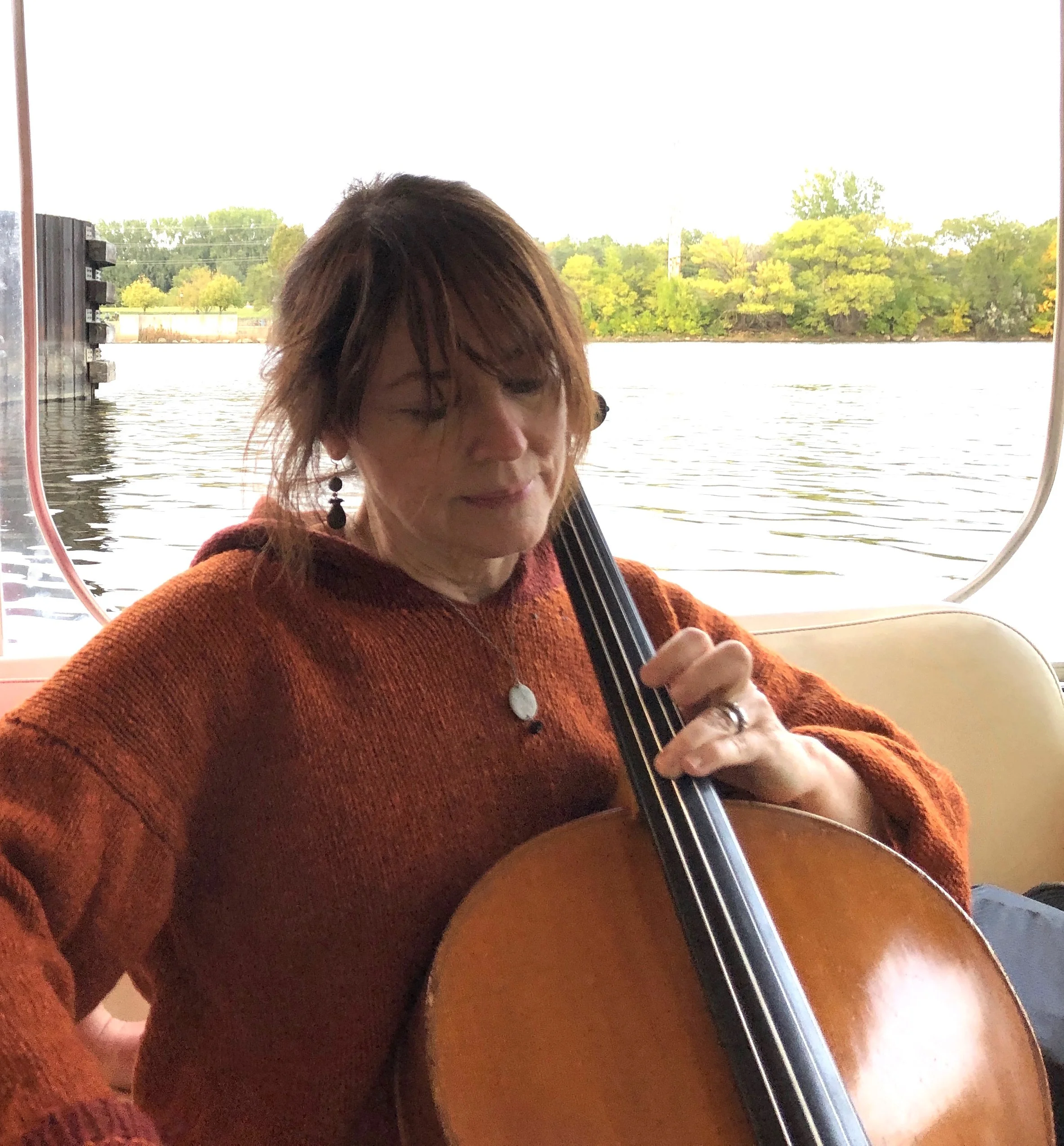 Michelle on the River.JPG