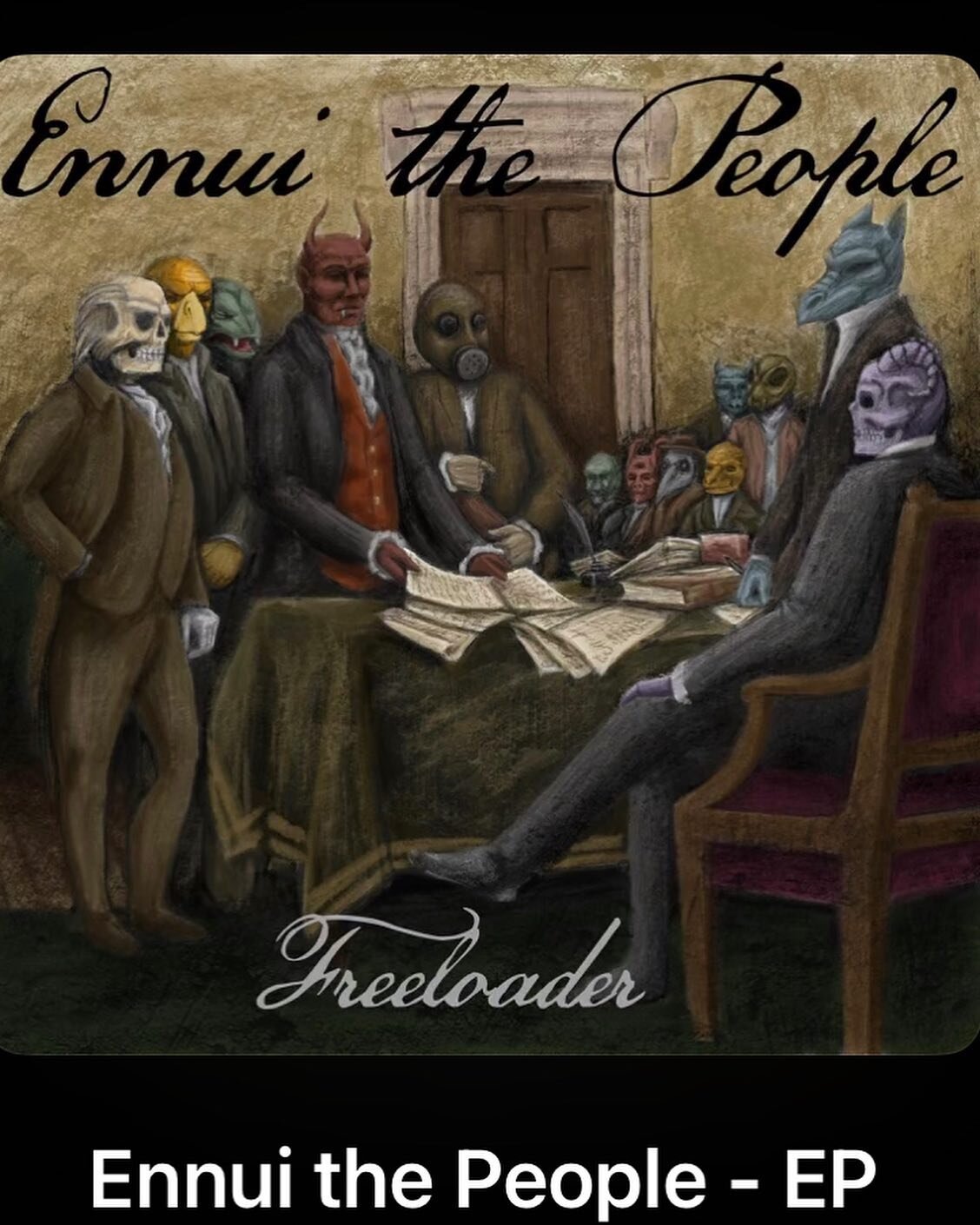 Out today on all your streaming sites: &lsquo;Ennui the People,&rsquo; the new ep from Freeloader, my long running slacker rock band with Ben Aviotti, Nathan Raab, and Clay Ayers.  Recorded at Easley in 2022 with Matt Qualls. You like loud guitars an