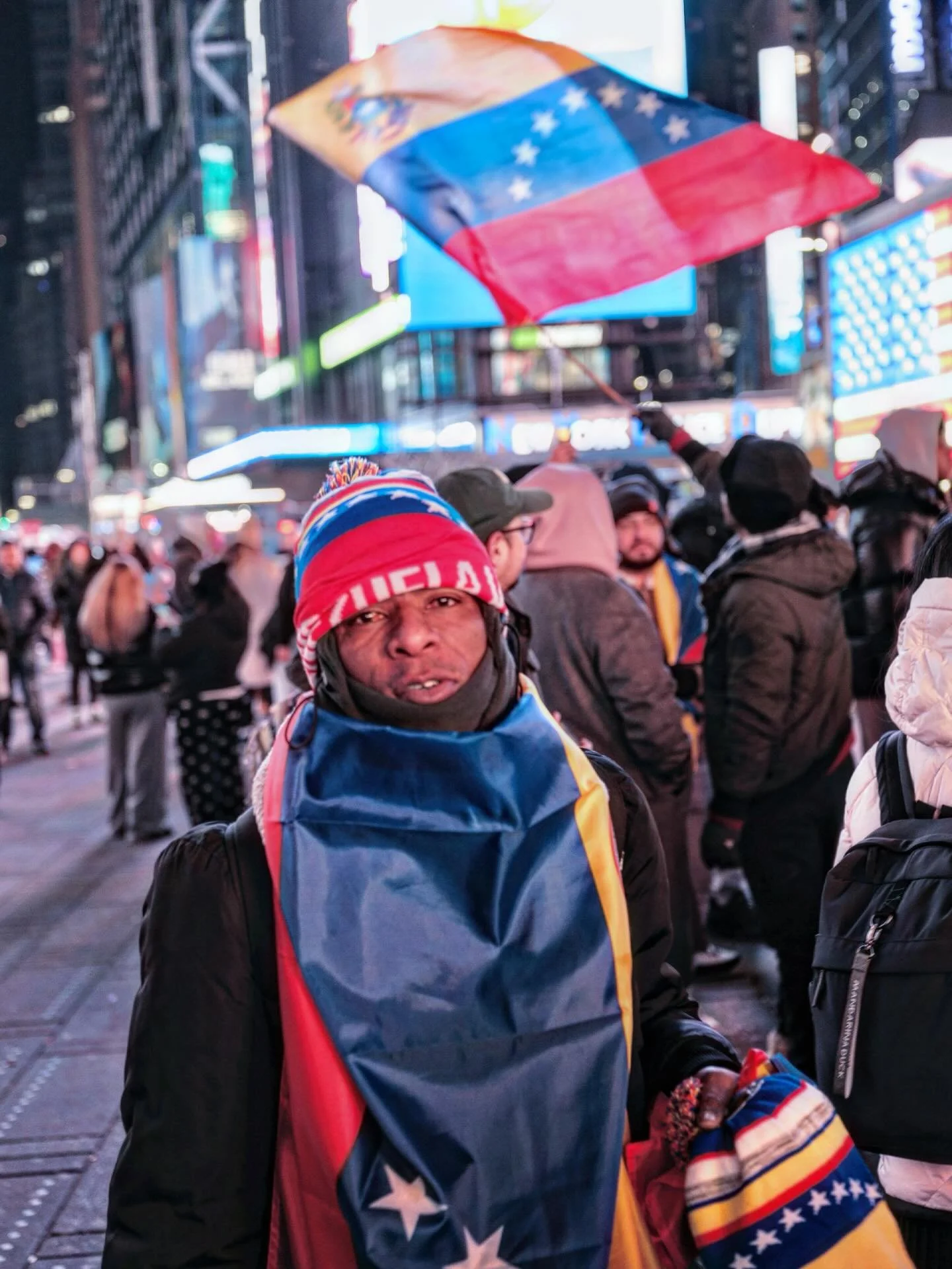 yes it was for oil. yes it was illegal. but venezuelans were celebrating. they were not all upper class elite. they were not far right industrialists. they were just happy they *might* get to see their families again. that&rsquo;s it. that&rsquo;s al