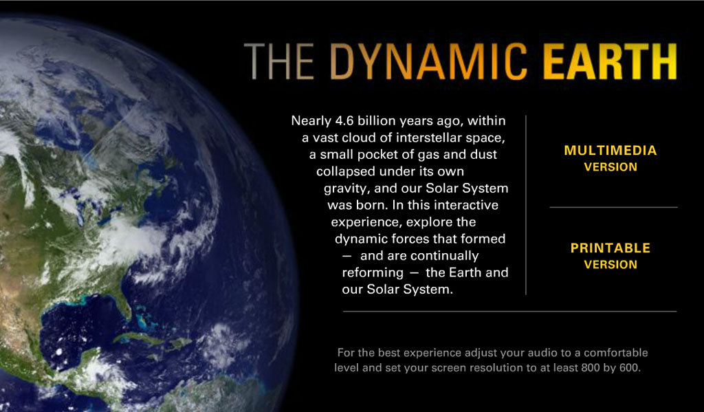 The Dynamic Earth