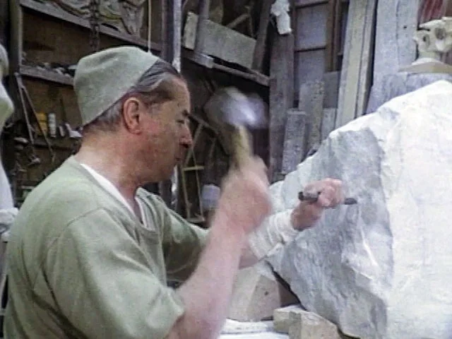 Carving Marble with Traditional Tools
