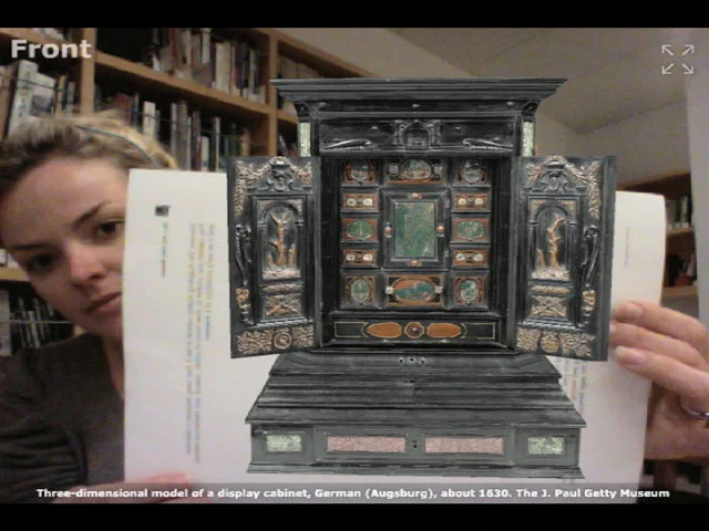 Augmented Reality Cabinet of Wonders