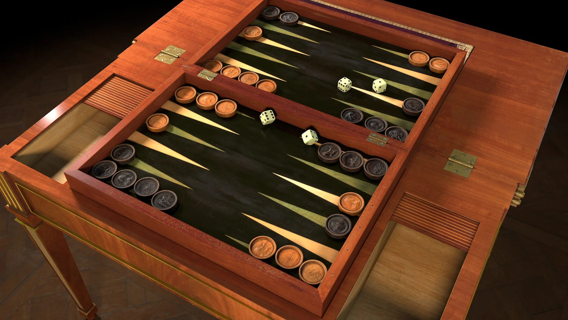 Unfolding an 18th-century Game Table