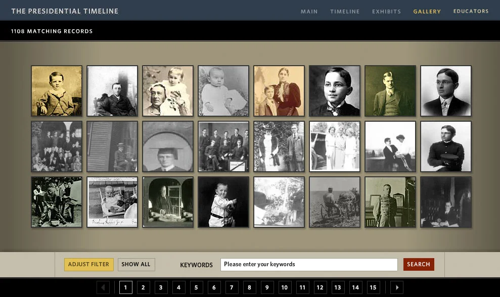 Presidential Timeline of the 20th Century