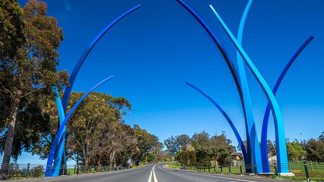 The new gateway to Neerim South as part of the Small Town Transformation scheme. Image Daryl Whitaker