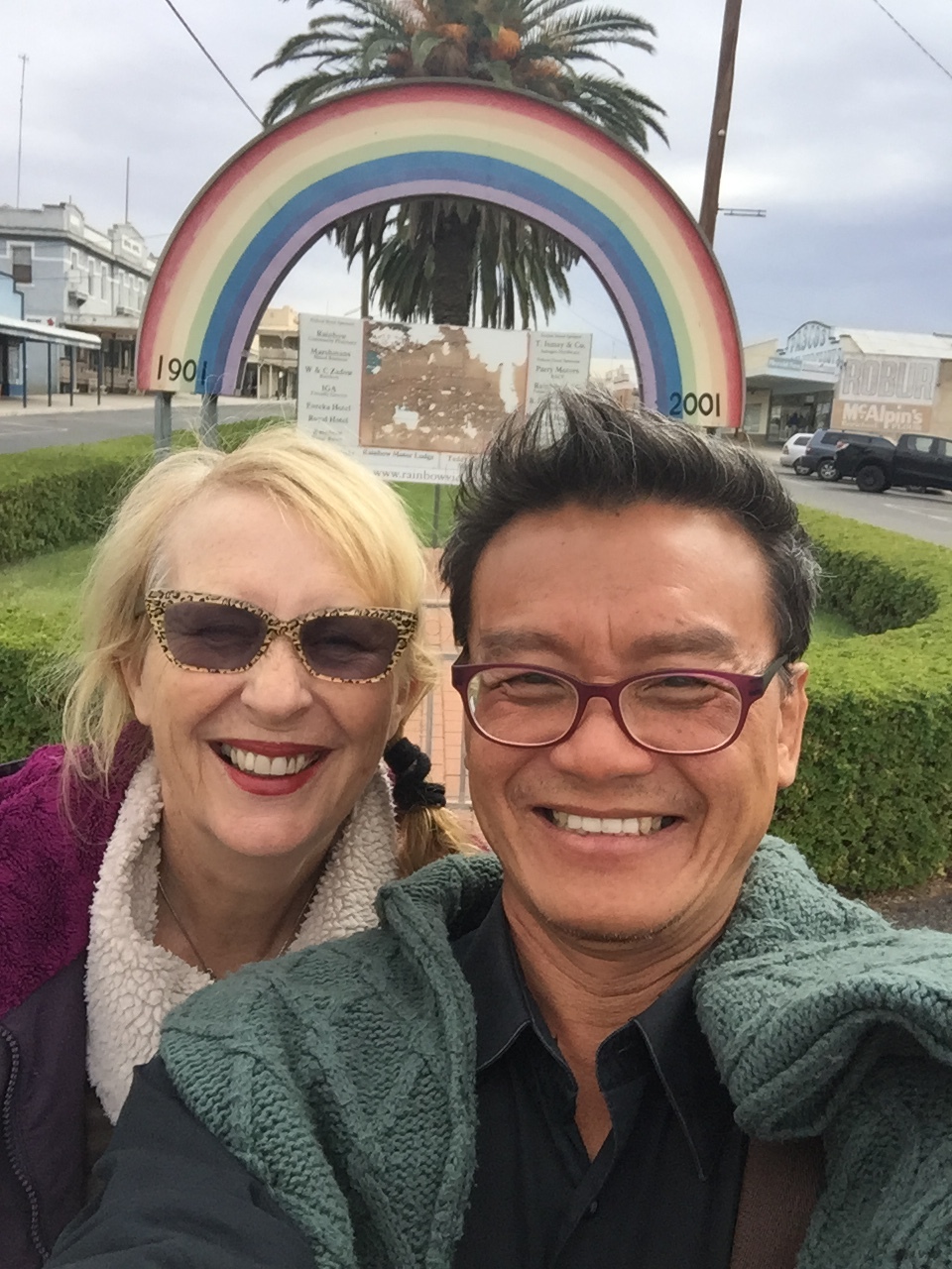 Tony and Dianne in Rainbow, 2017