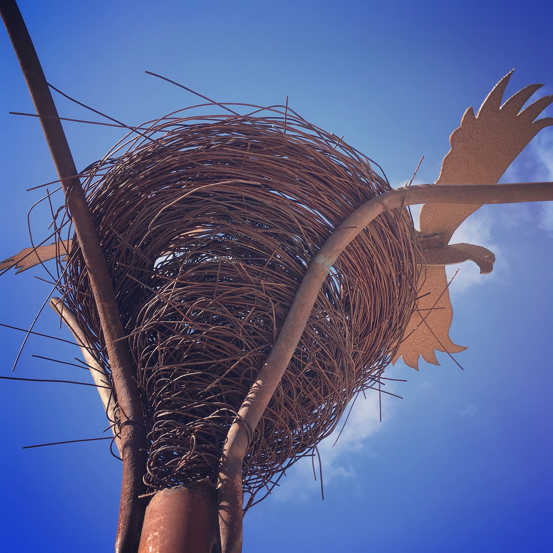 Rainbow Oasis Eagle's Nest statue, photo by Ben Gosling