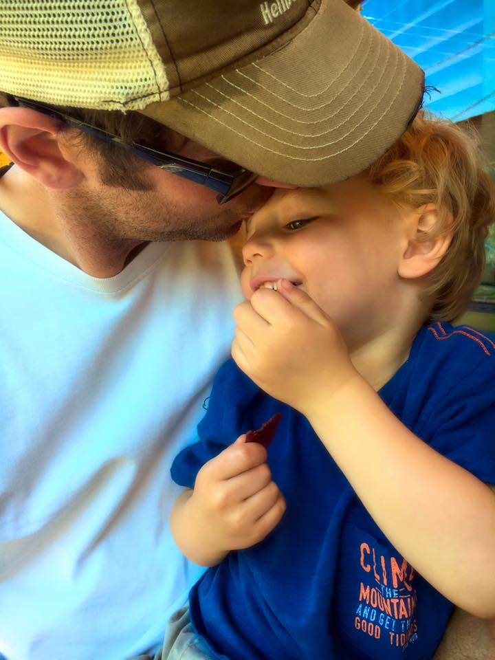 April 17 Β· Lunch date with my 2 main squeezes.