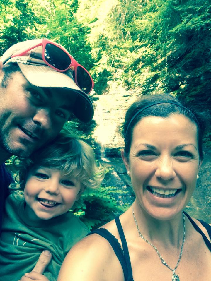 June 28 Β· Waterfall selfie!