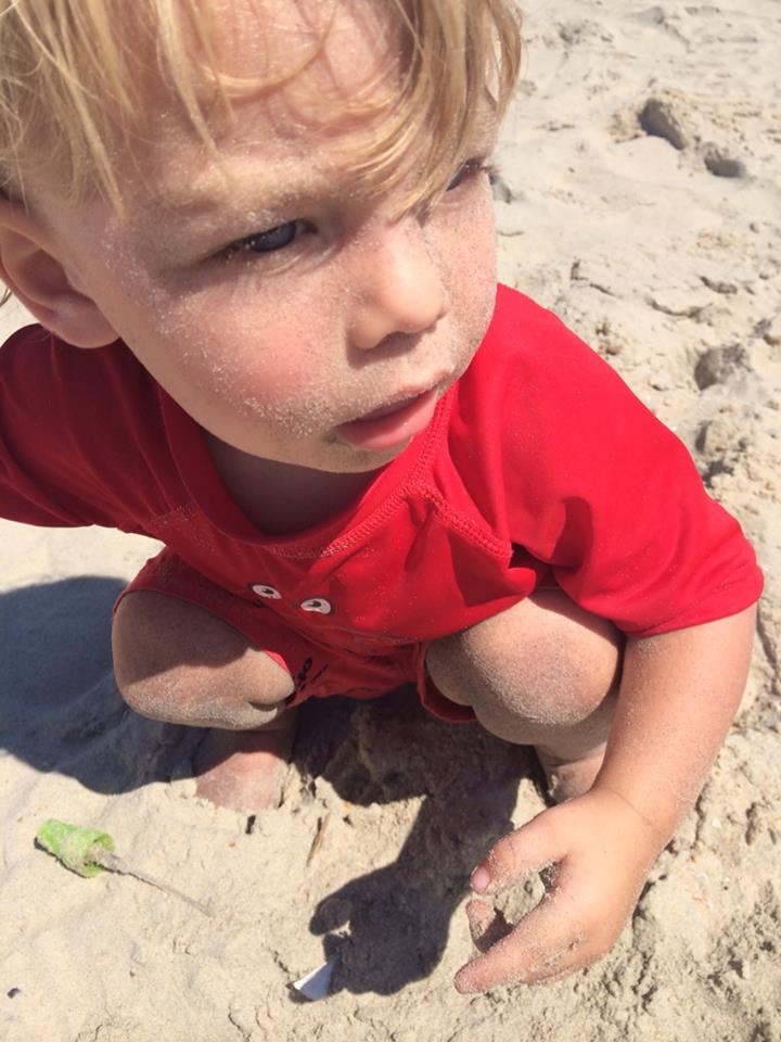 August 13 Β· Tiny little beach bum.