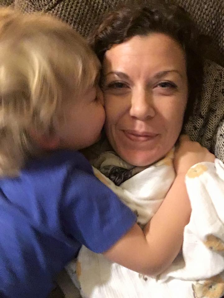 November 26. We didn't feel like leaving the house today. So, we didn't! Oat cakes made for the week, content drafted for our challenge group, core de force day 20 in the books, and a movie with my favorite blonde haired boy. All in our PJs π #beyondblessed