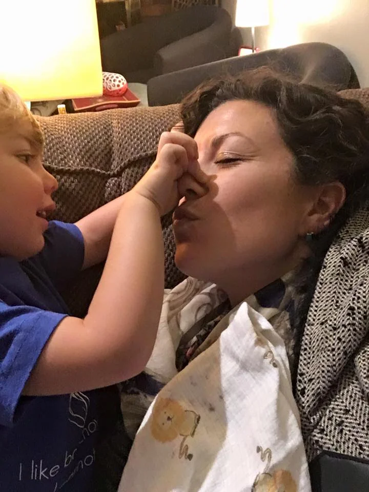 December 9. Oh you know, just getting in on a little nose pinching action π #truelove This is what our afternoons usually look like-he no longer naps, so he does a movie while I "work." On today's list--creating content for our upcoming sweet holiday hacks group, checking in with my rockstar team, and responding to messages from women who are ready to end the year stronger than they started ππ» π when you love what you do, you never work a day in your life π