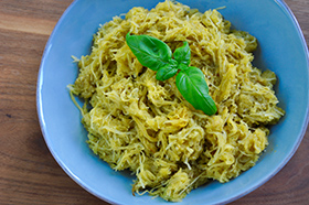 Lemon and Basil Spaghetti Squash