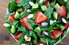 Strawberry Spinach Salad