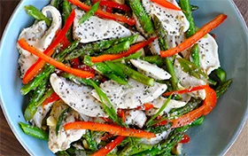 Chicken and Asparagus Stir Fry