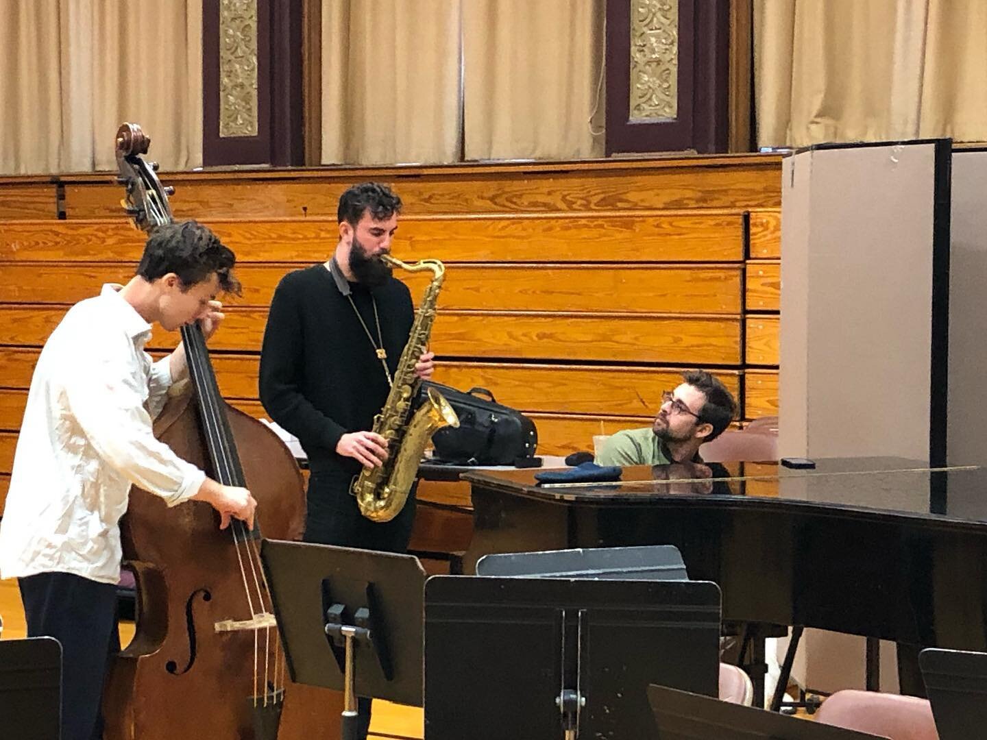 Felix Moseholm, Ruben Fox, Chris Pattishall at HTC High, September 2019.jpg