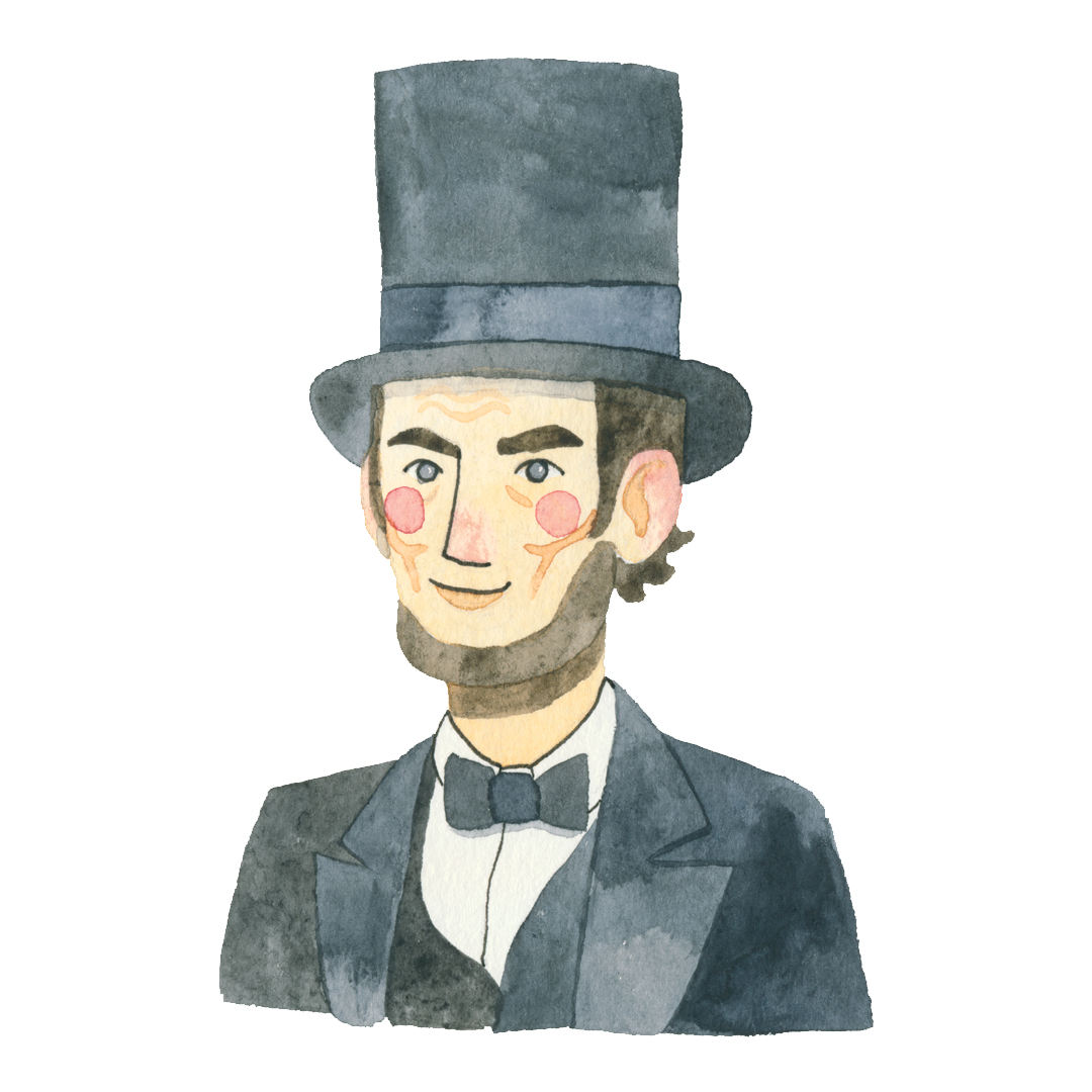 Abraham Lincoln for his birthday, 2017