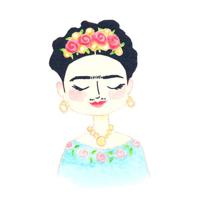 Frida Kahlo for her birthday, 2016