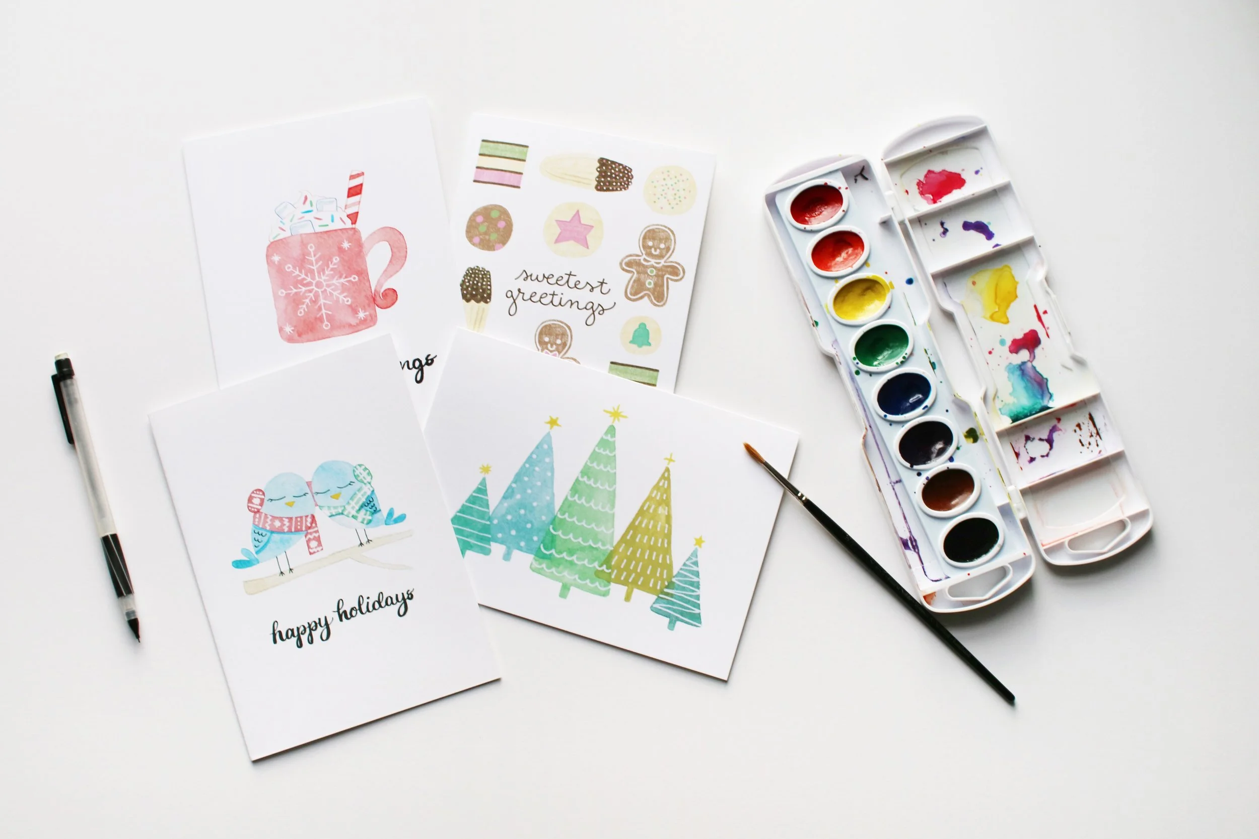 Illustrated Holiday Cards