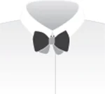 STEP 6: Your bow tie will be uneven at this point. Although a few bow tie enthusiasts purport a preference for this look, we suggest that some tightening is on order. This is where you fashion your own unique style. With a large knot or a small one. With dimpled bows or smooth...