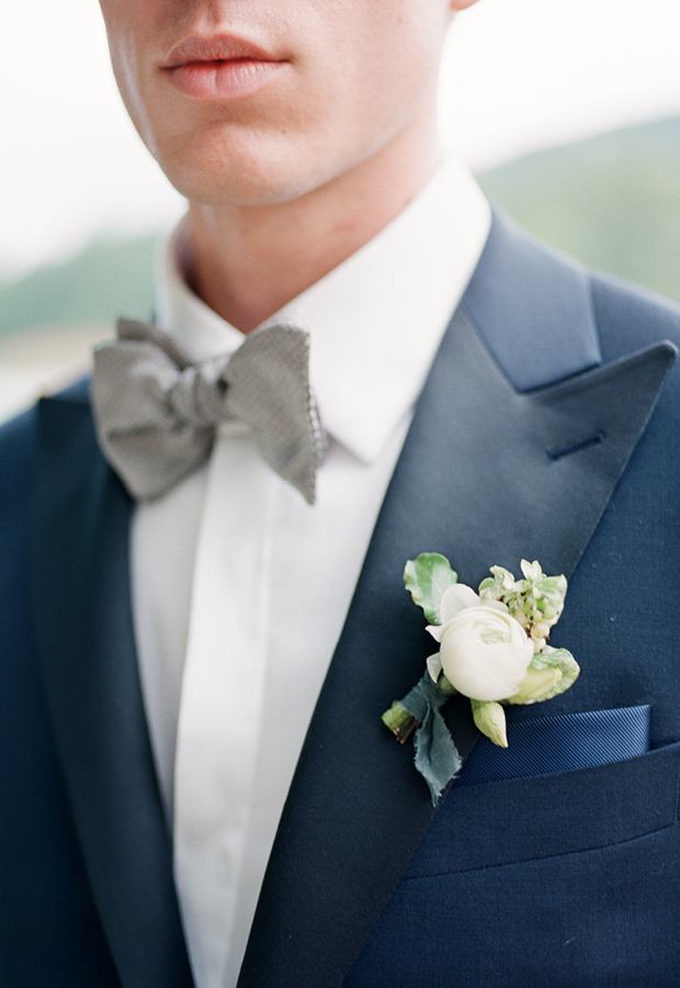 A hand-tied tie is worth the investment and completes the look.