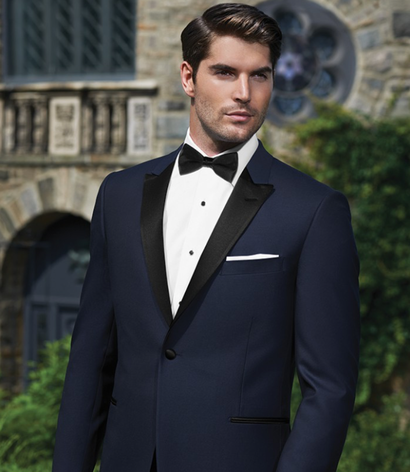 Blake Tuxedo-blue with black peak lapel.png
