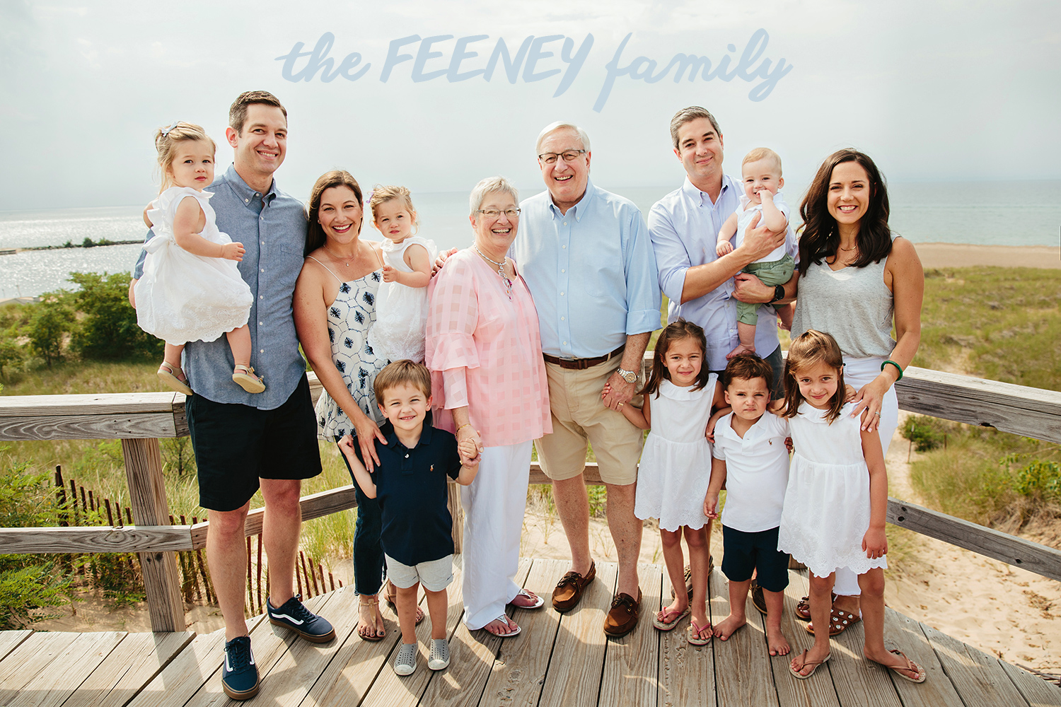 Feeney Extended Family // New Buffalo Beach Family Photographer