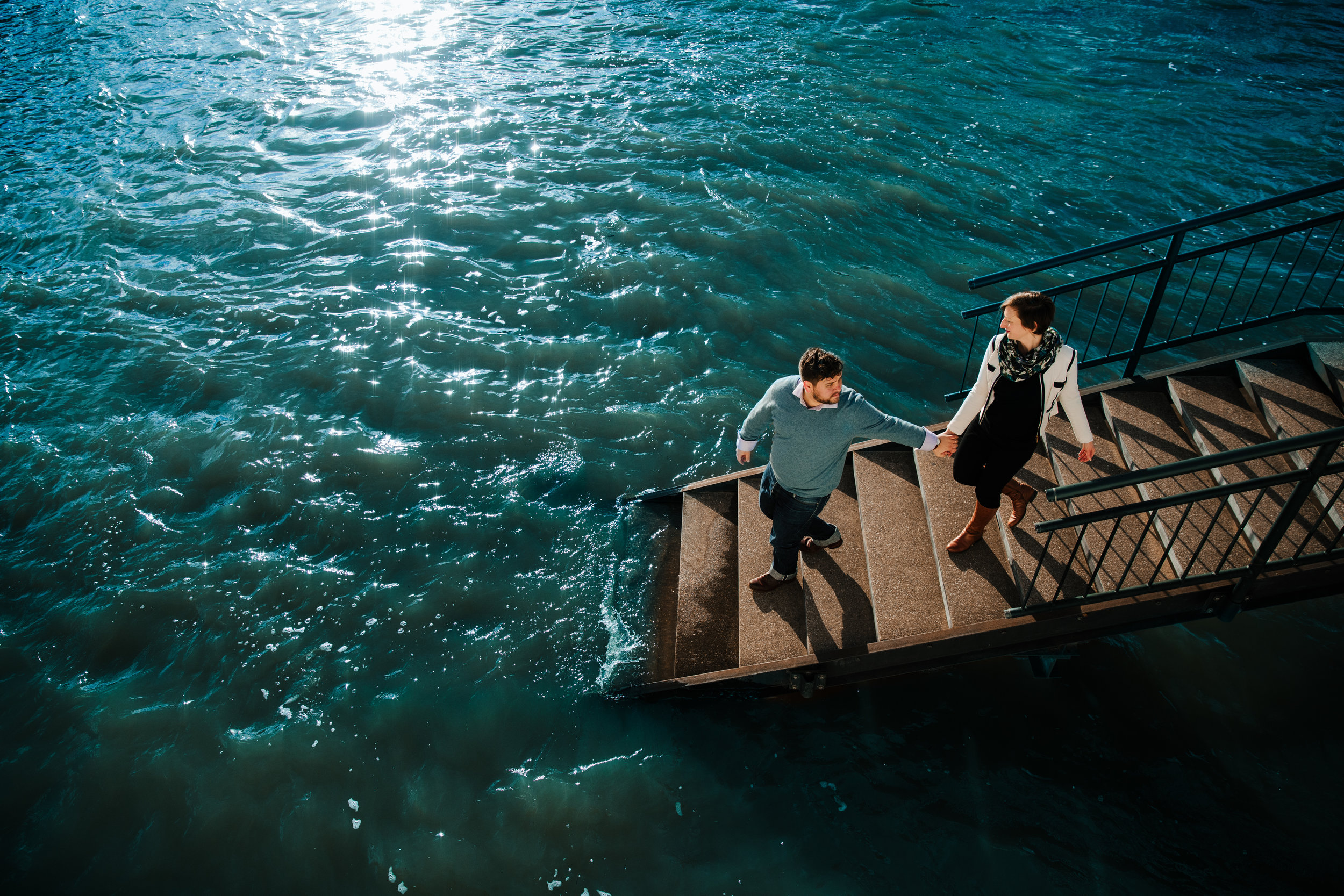 Amy &amp; Zander // Grand Rapids Engagement Photographer 