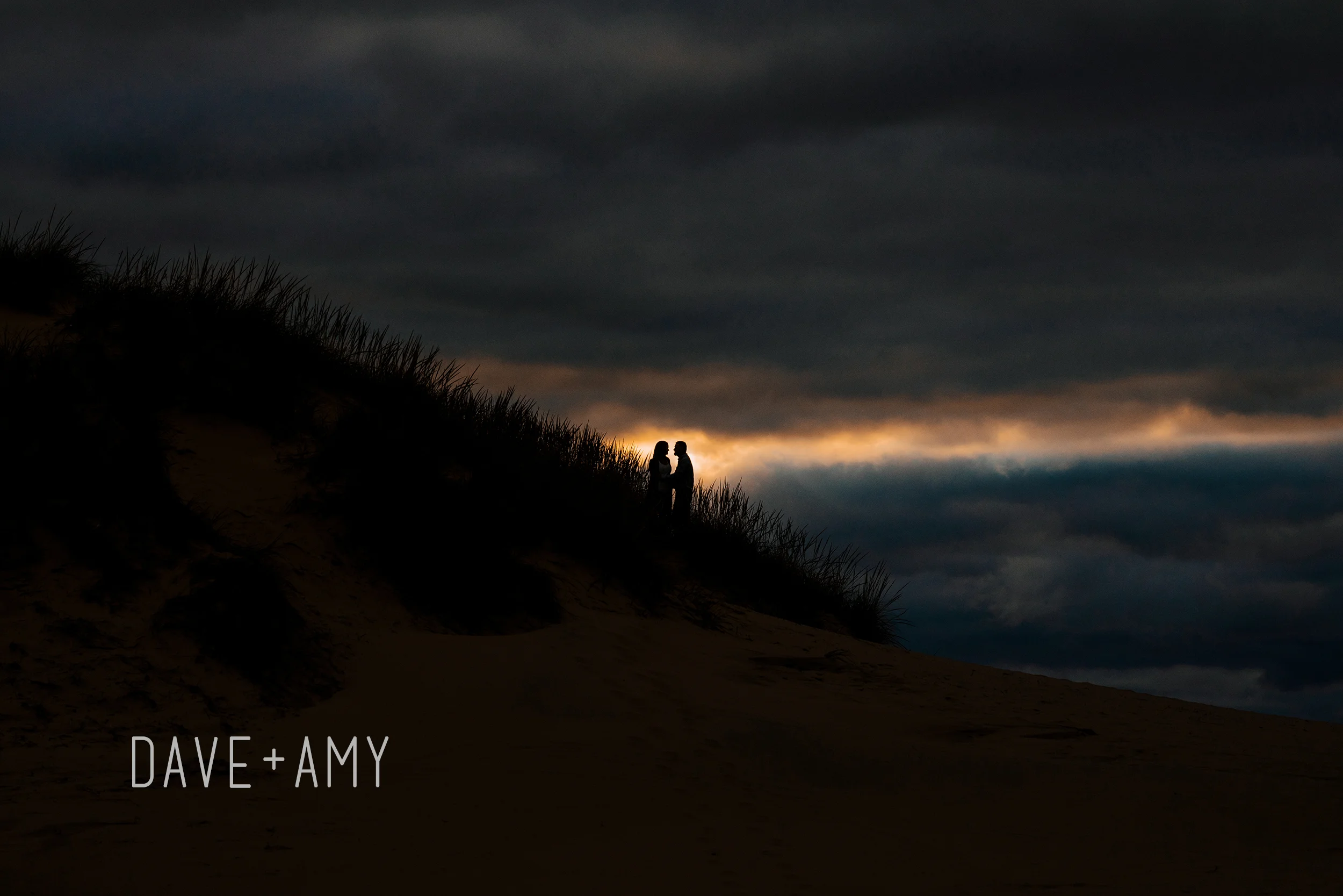 Dave + Amy // Muskegon Beach Engagement Photographer 