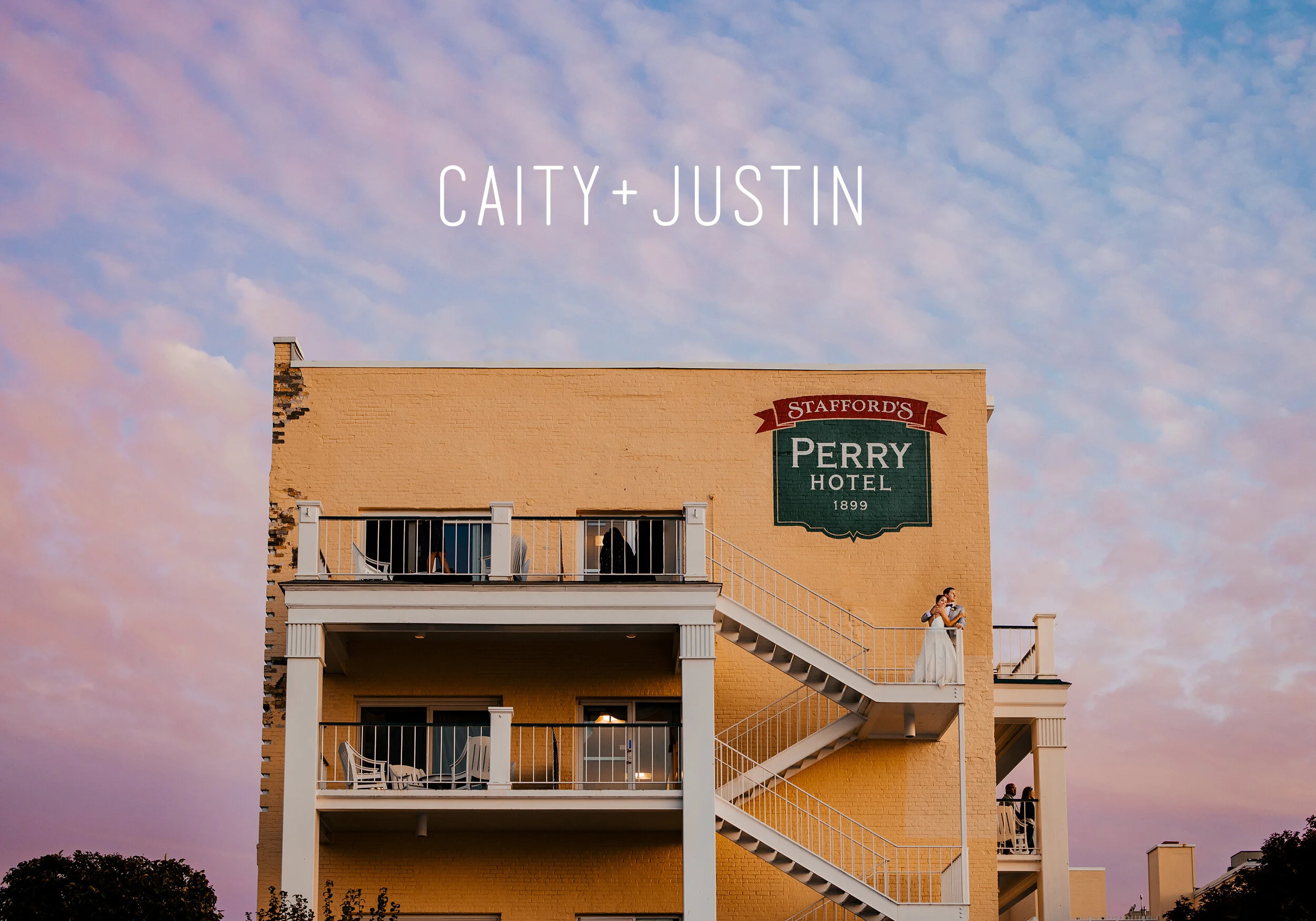 Caity + Justin // Perry Hotel Petoskey Wedding Photographer