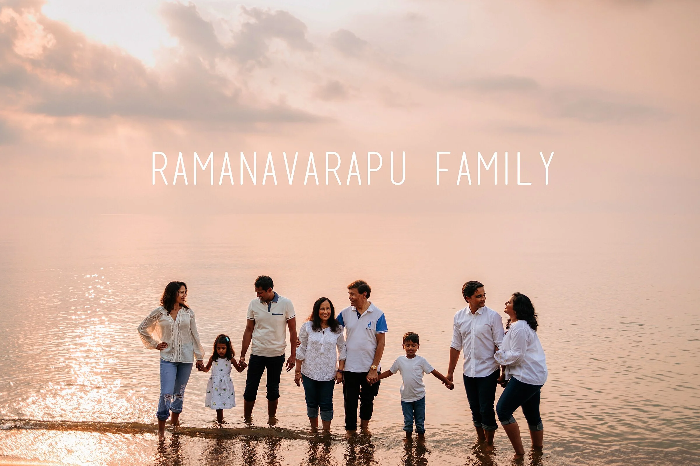 Ramanavarapu Family// Lake michigan family photographer