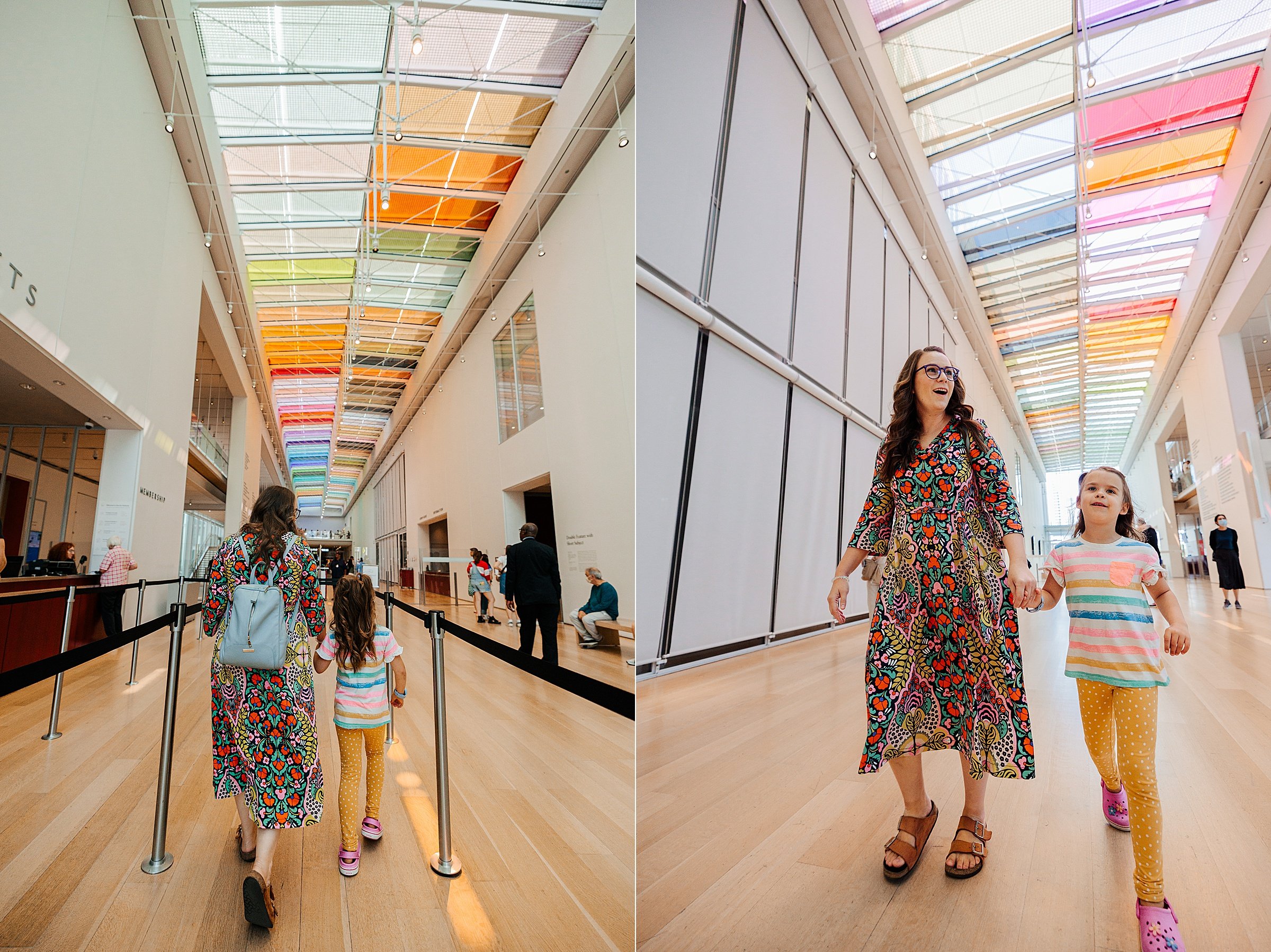  The ceiling was amazing at the art museum! They had a special Van Gogh gallery up which we were so excited about since we have been doing our own versions of his paintings lately.  