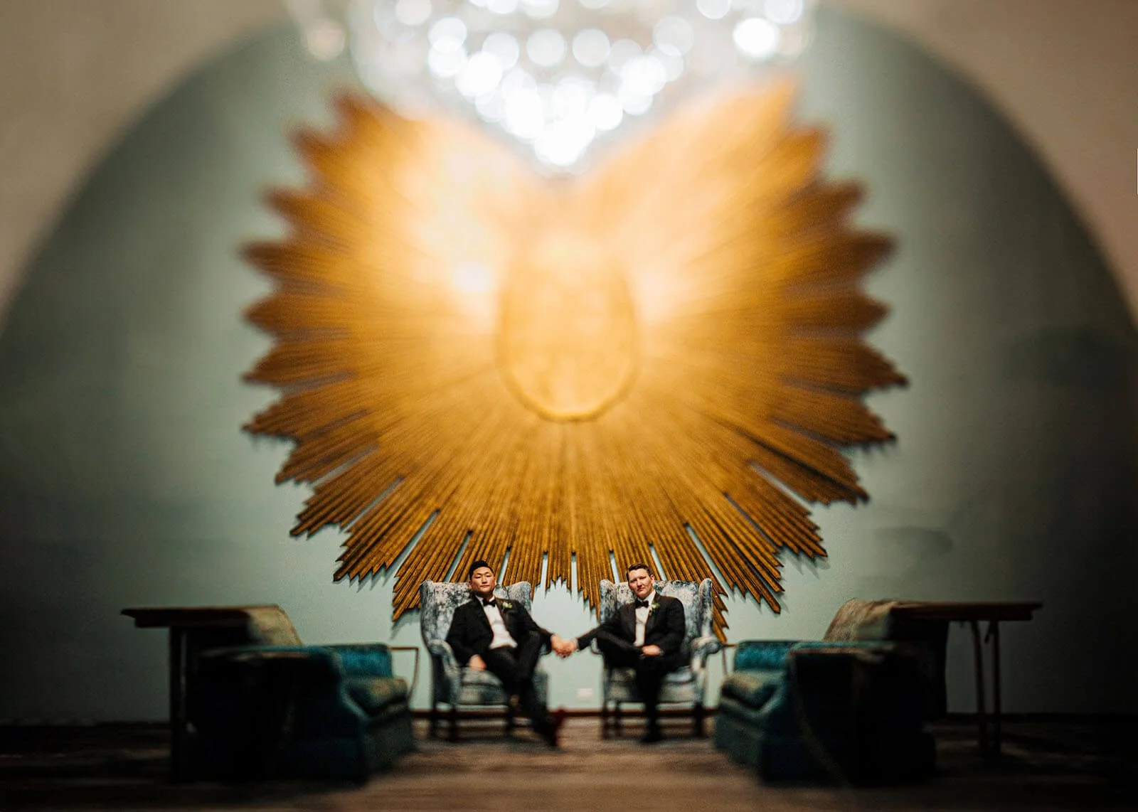 GAUPERphoto Amway Grand Plaza wedding photographer Grand Rapids Michigan intimate bride and groom nose to nose closeup with pearl hair pins, top luxury Michigan wedding photography