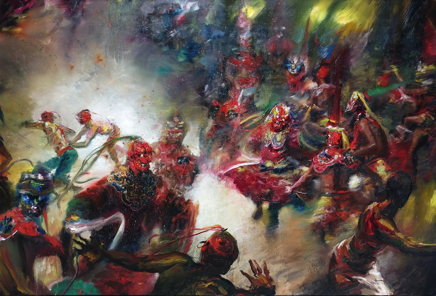 Sleepwalkers (2015) Oil on canvas, 170 x 115cm