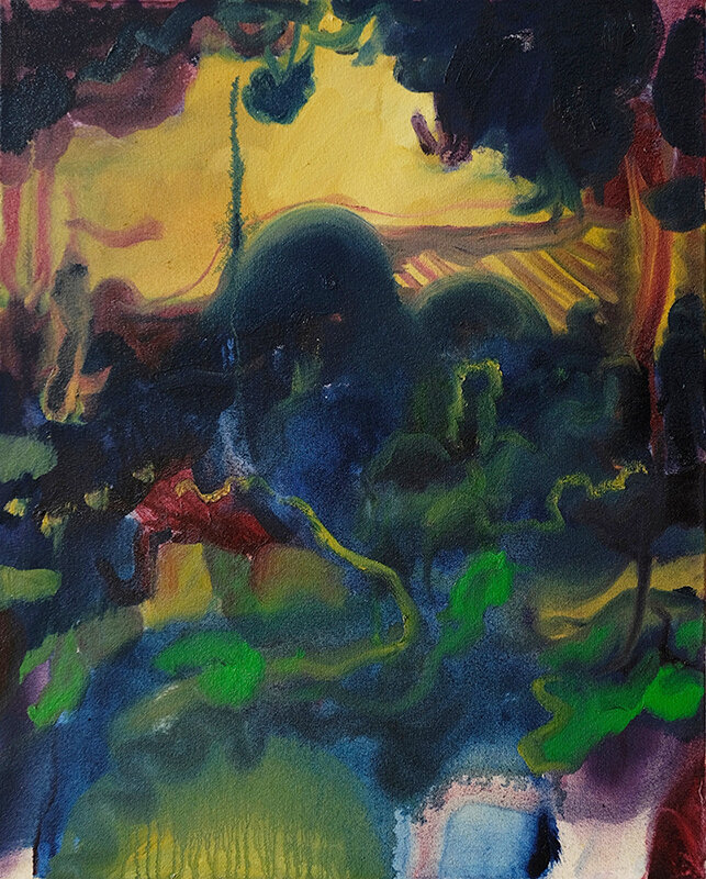   Whampoa's gardens #3 &nbsp;(2017) Oil on canvas, 41 x 51cm 