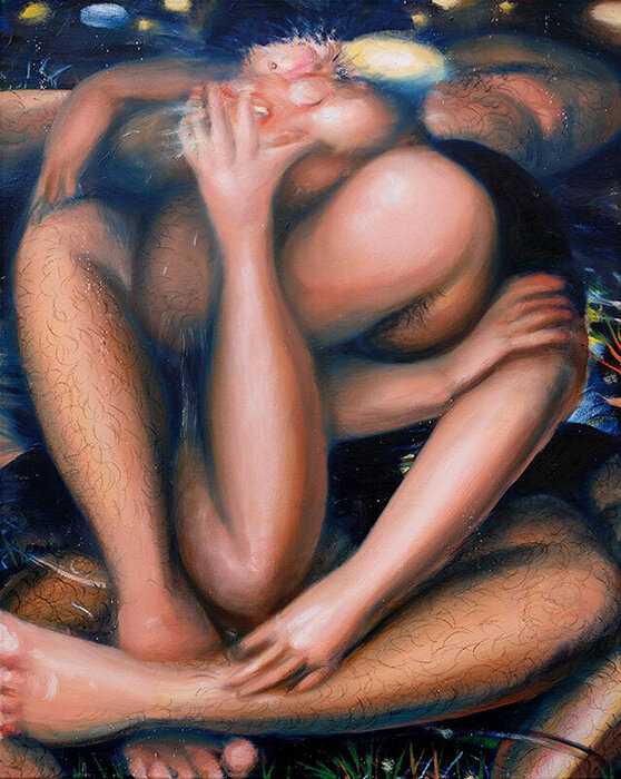   Long distance  (2019) Oil on canvas, 61 x 76cm 