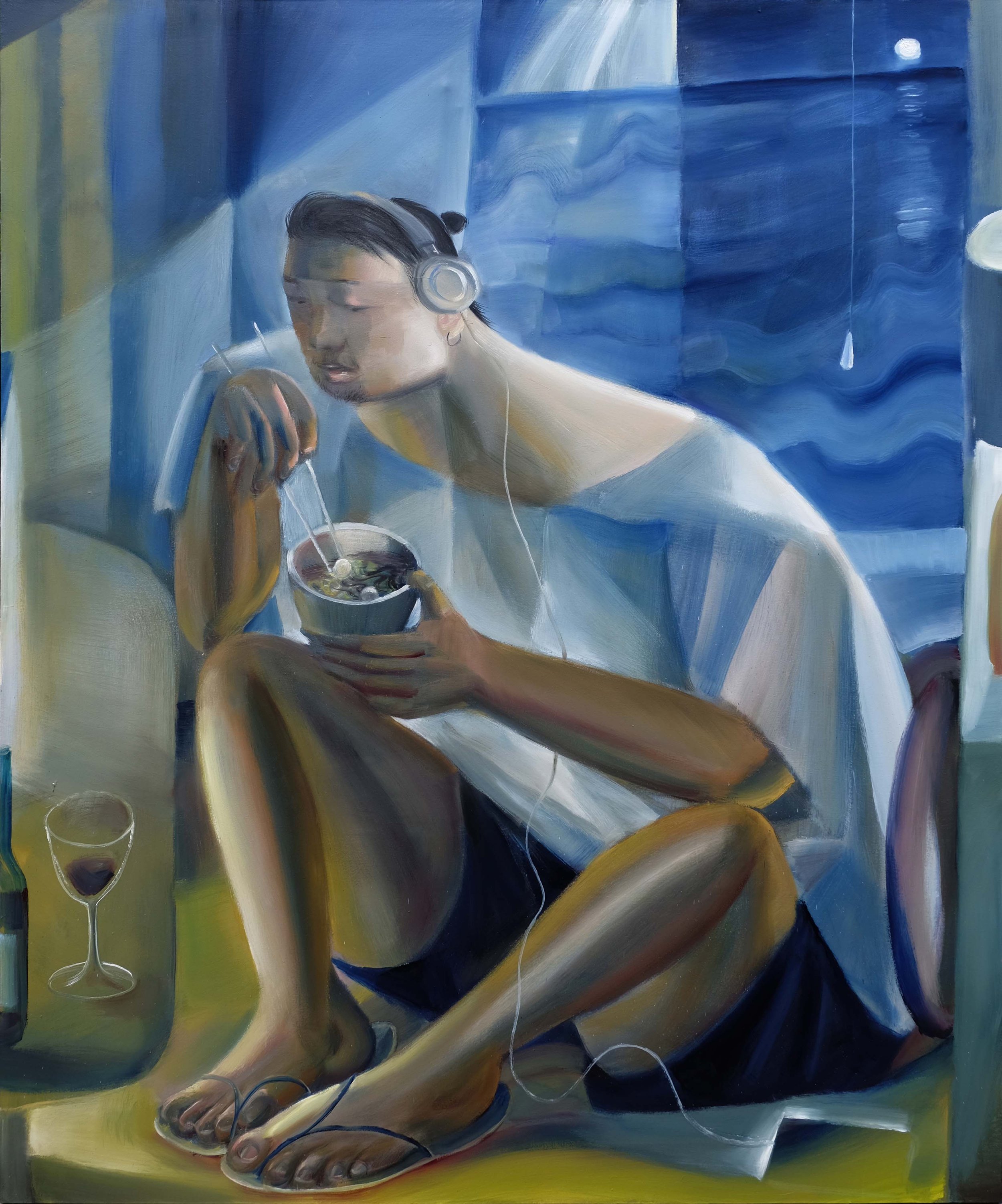   Homesick  (2022) oil on canvas, 175 x 145cm 