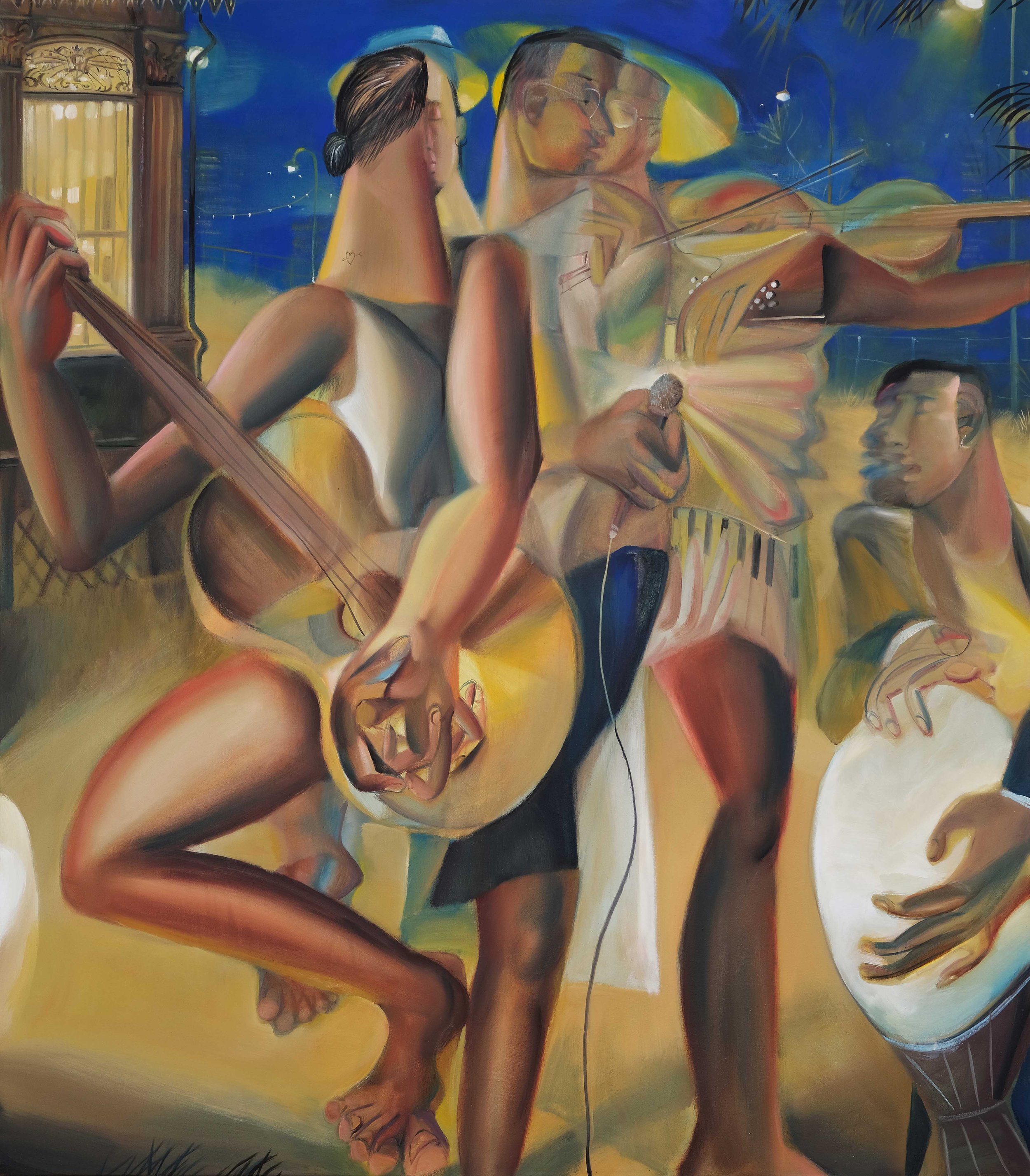   Dondang Sayang  (2022) oil on canvas, 175 x 200cm 