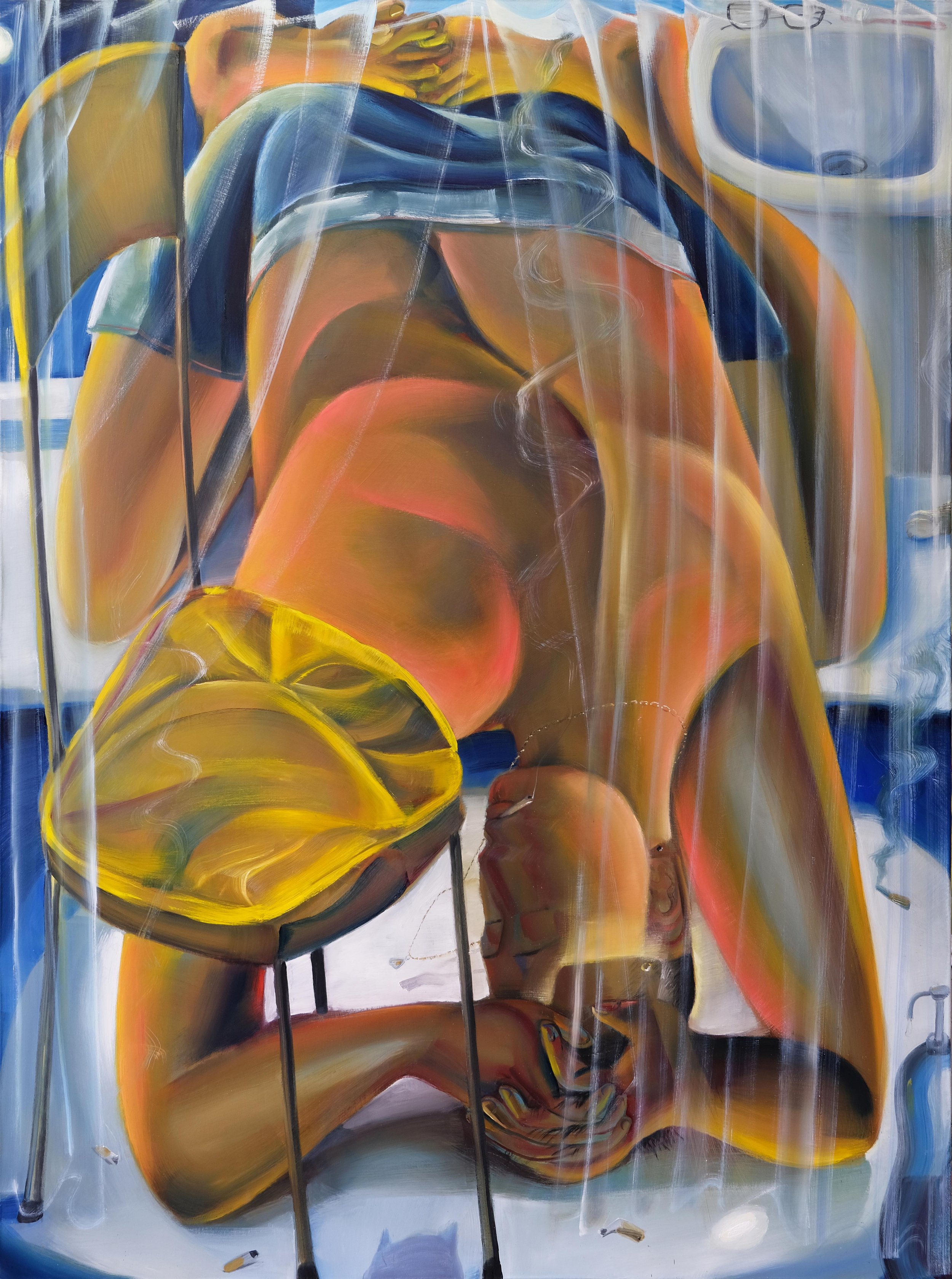   Amnesiac  (2023) oil on canvas, 200 x 150cm 