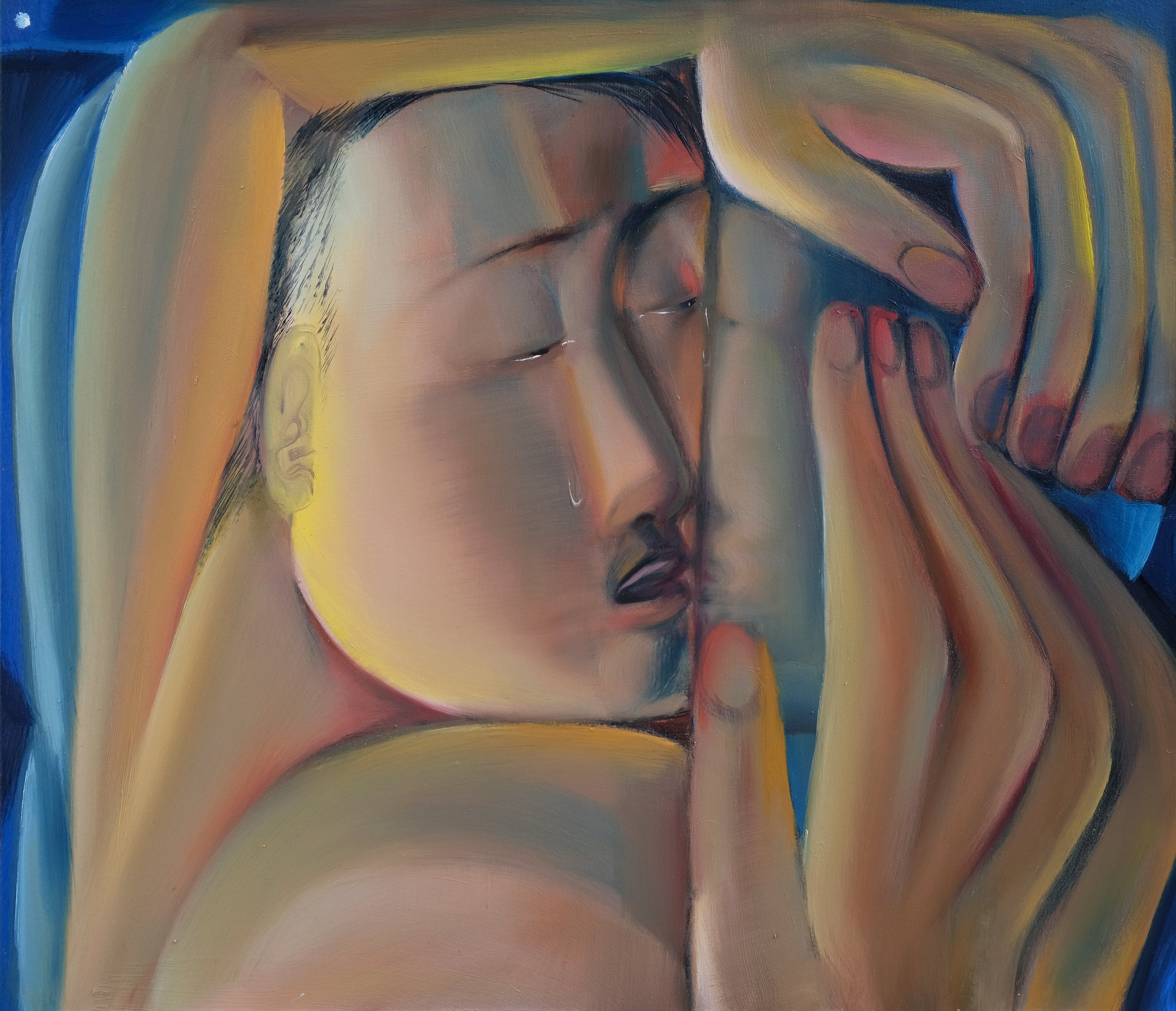   Heart of glass  (2023) oil on canvas, 60 x 70cm 