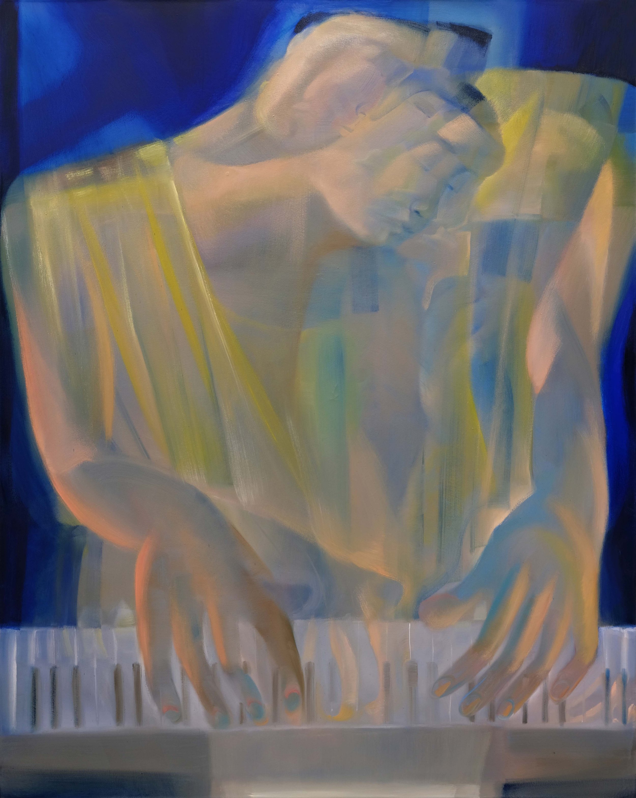   Pulse  (2023) oil on canvas, 120 x 150cm 