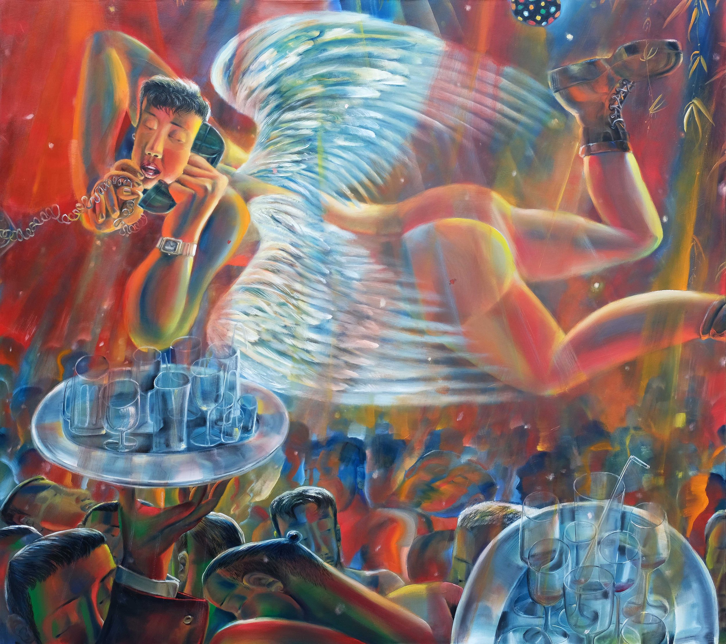   Venus  (2024) oil on canvas, 220 x 200cm 