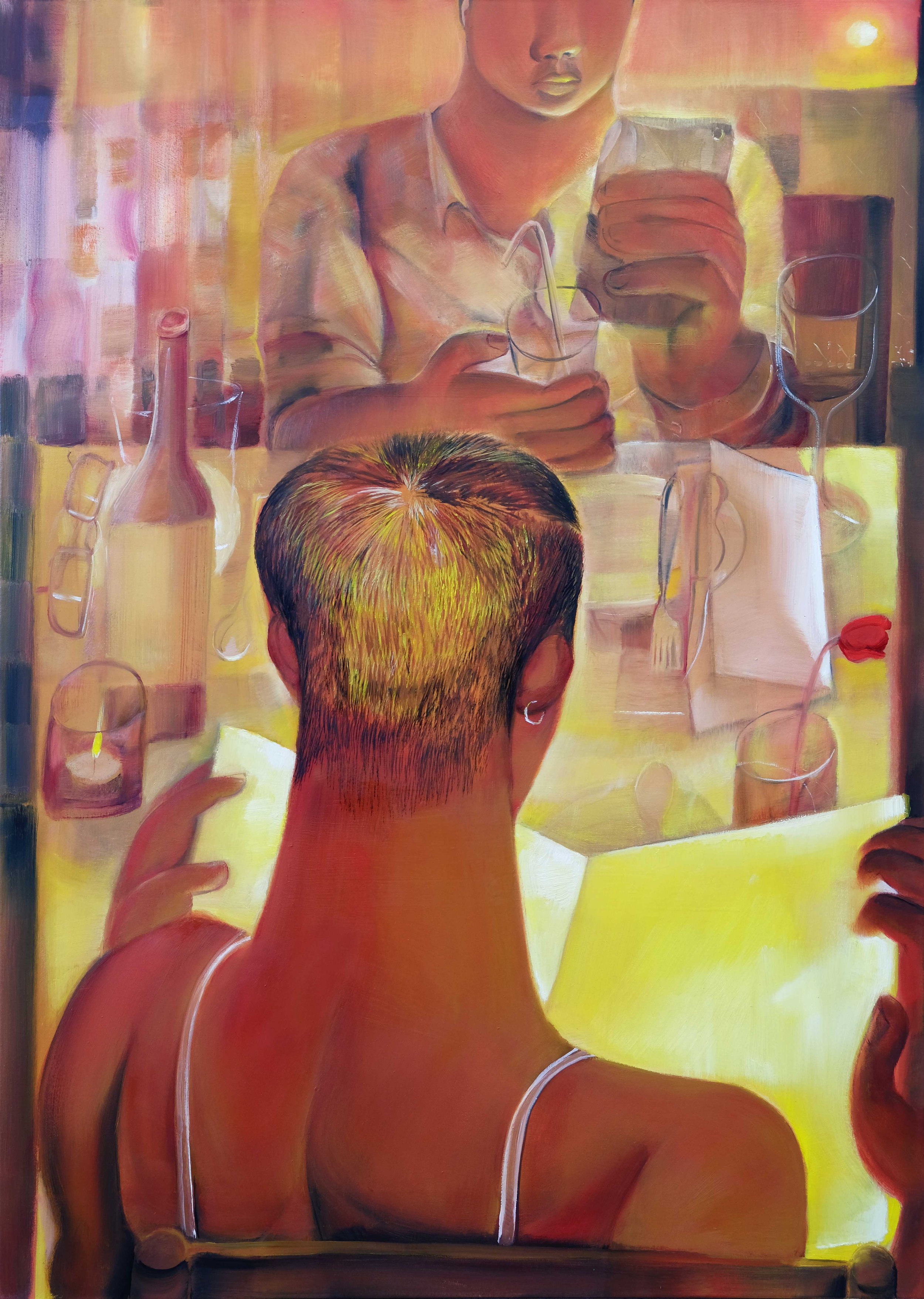   Date  (2024) oil on canvas, 100 x 140cm 