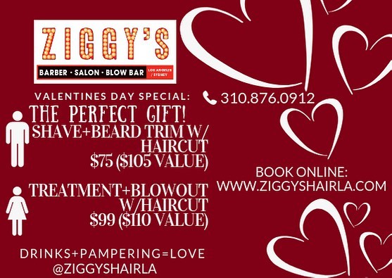 Have a drink + Get Pampered🥰 Book online or Call 3108760912 #ziggyshairla -
-
-
#hair #love #tbt #wcw #valentine #galentine #valentinesday #loves #deals #specials #drinks #la #barber #complimentary #culvercity #beauty #losangeles #westla #usc #ucla 