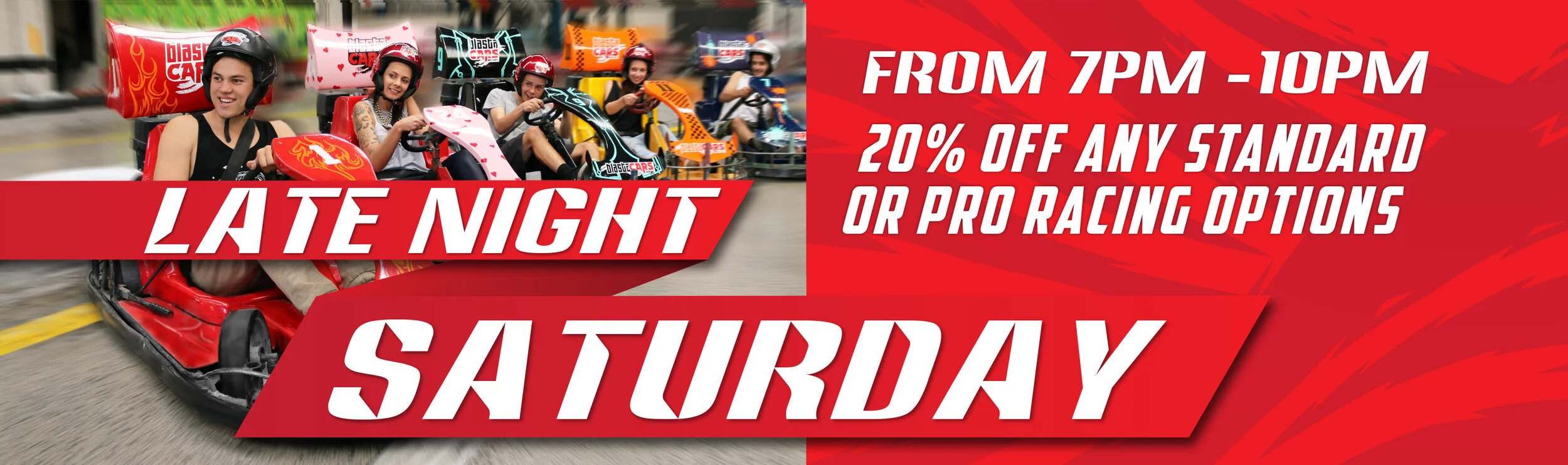 Auckland Blastacars Daily Deal Saturday