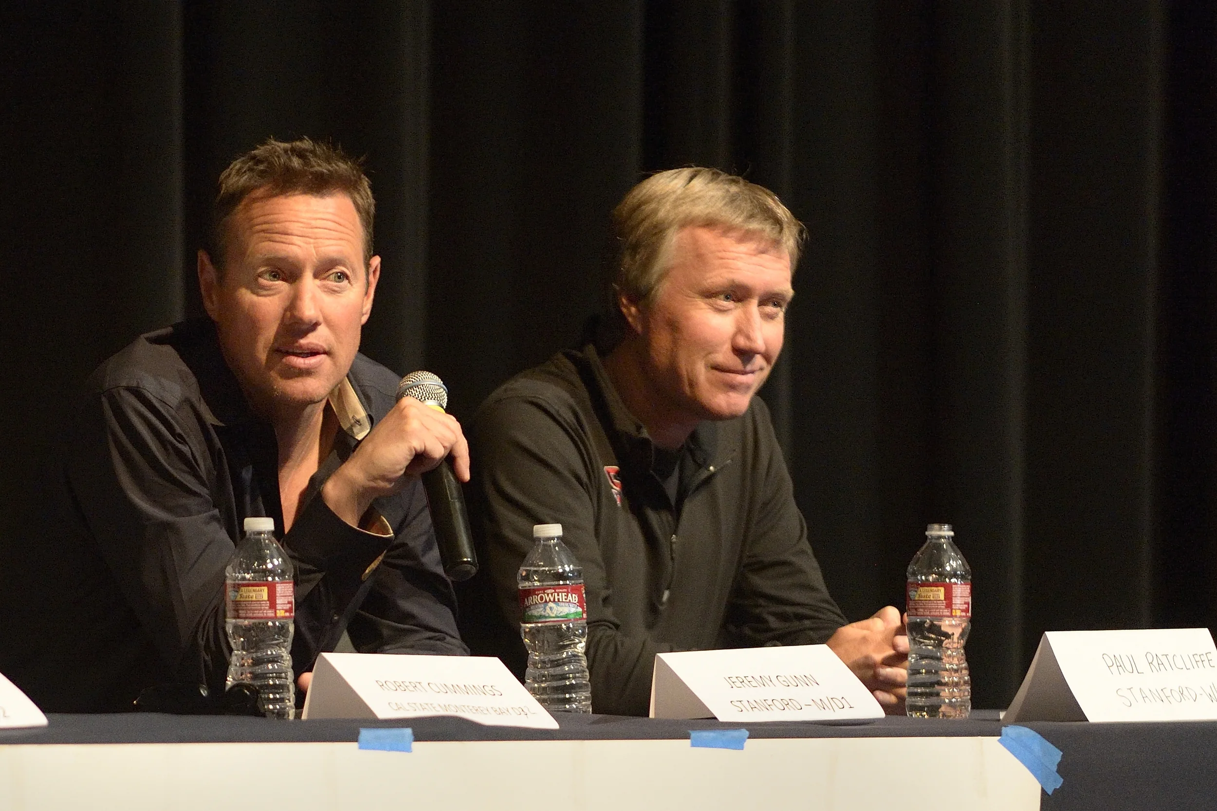 Jeremy Gunn, MEn's Head Coach, Stanford; Paul RatcliffE, Women's Head Coach, sTanford