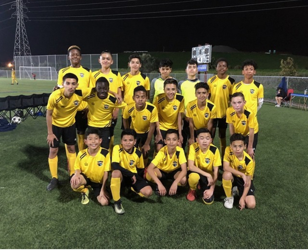 Luke Kurisu with his US Club 06/07 PDP All Star team
