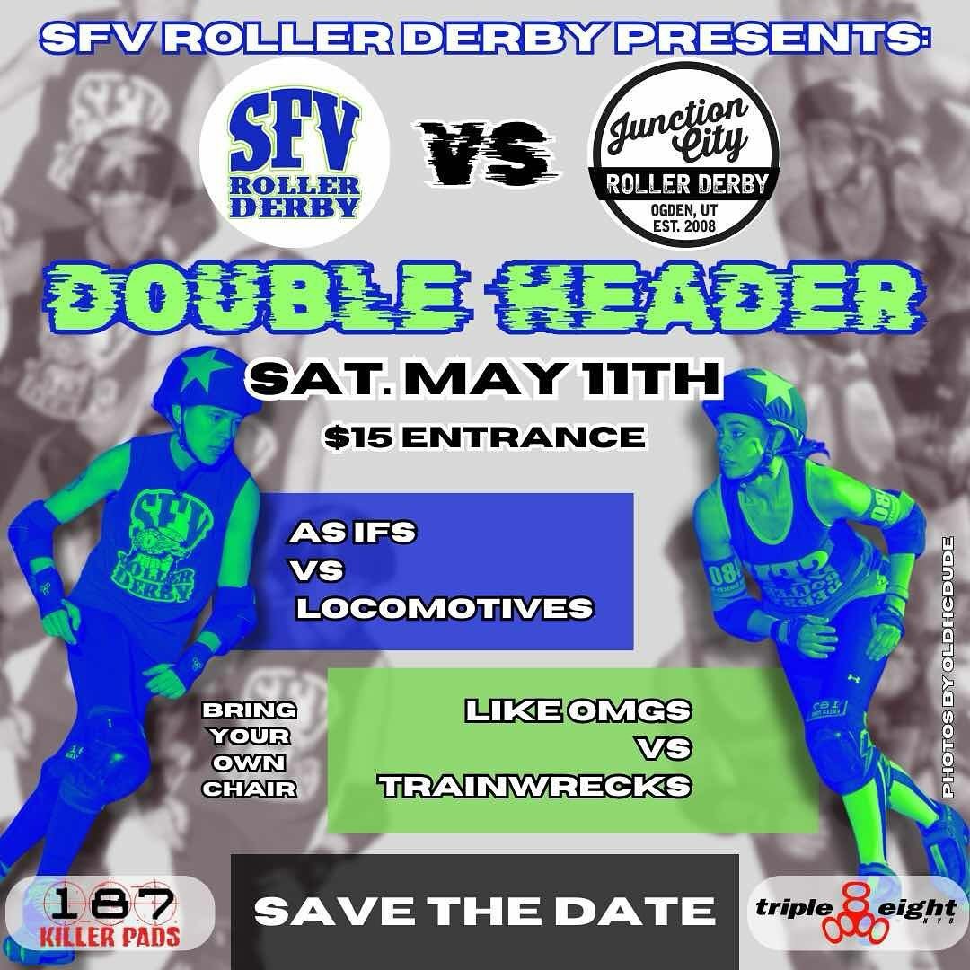 SAVE THE DATE!! We are hosting @junctioncityrollerderby in a double header in just a couple weeks!! More deets to come but set aside the evening and come watch some derby !!!