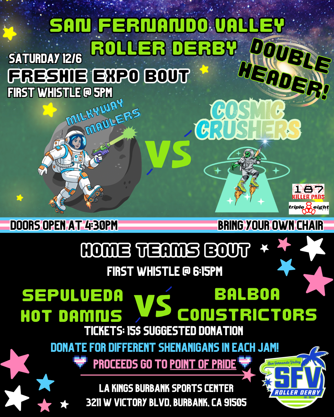 SFVRD Charity Home Teams Bout &amp; Freshie Expo